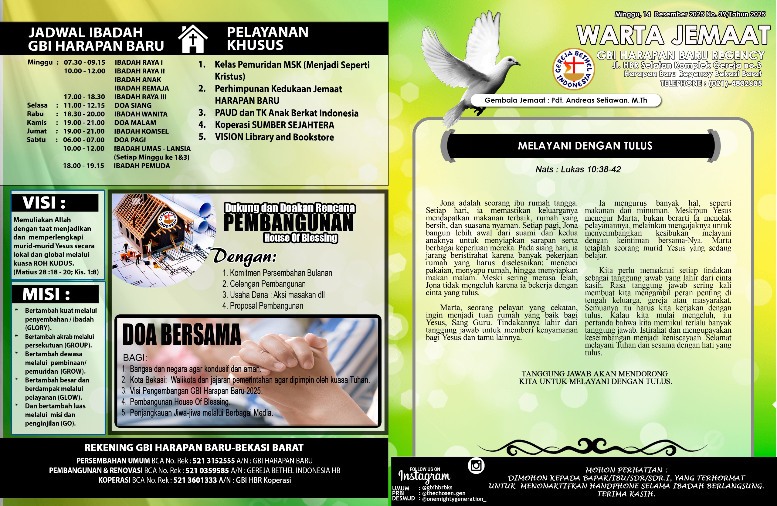 Warta Jemaat GBI Harapan Baru